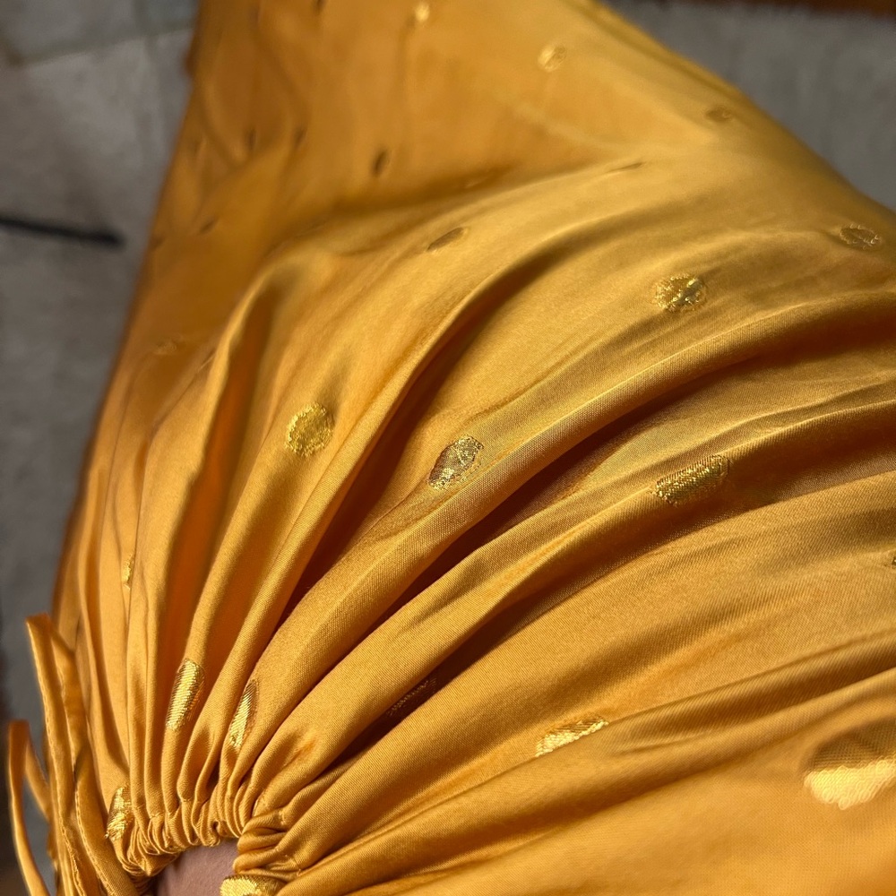 FARM Rio Mustard Long Sleeve Dress - Picture 7 of 13